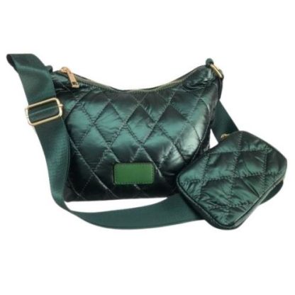 Bolso verde impermeable